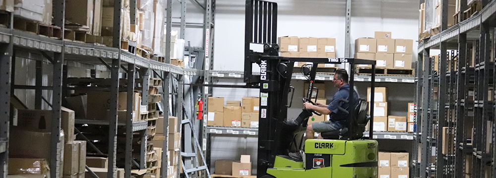 Warehouse storage for fullfilment services