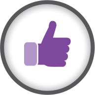 A thumb's up